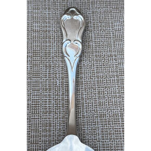 Vintage Silver plated Cake/Pie Server "Merry Christmas" Serve-ware Holiday 11” - Picture 7 of 9